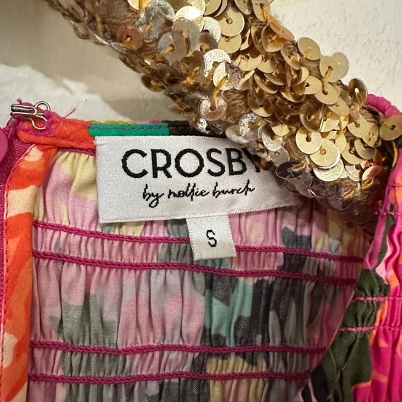 S Crosby by Mollie Burch Floral Print Lizzie Puff Sleeve Dress - Picture 5 of 6